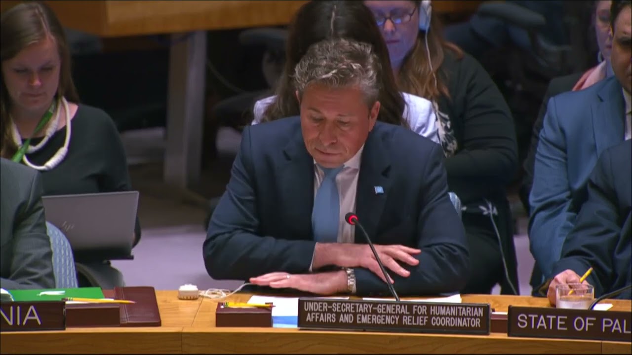 UN Chief on the Horrific Humanitarian Disaster in Gaza