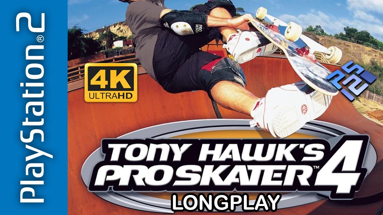 Tony Hawk's Pro Skater 4 - Longplay | PS2 / PCSX2 [4K 60FPS]