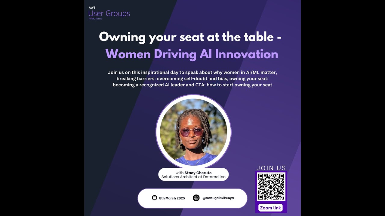 Owning your seat at the table - Women Driving AI Innovation