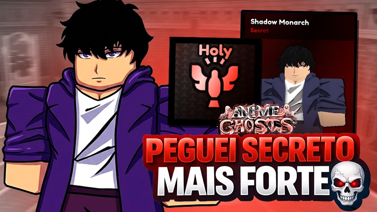 PEGUEI SECRETO E FIQUEI MUITO FORTE NO ANIME GHOSTS