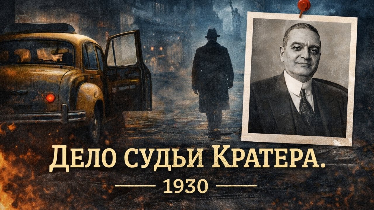 Дело судьи Кратера (1930) — самое загадочное исчезновение в истории США!