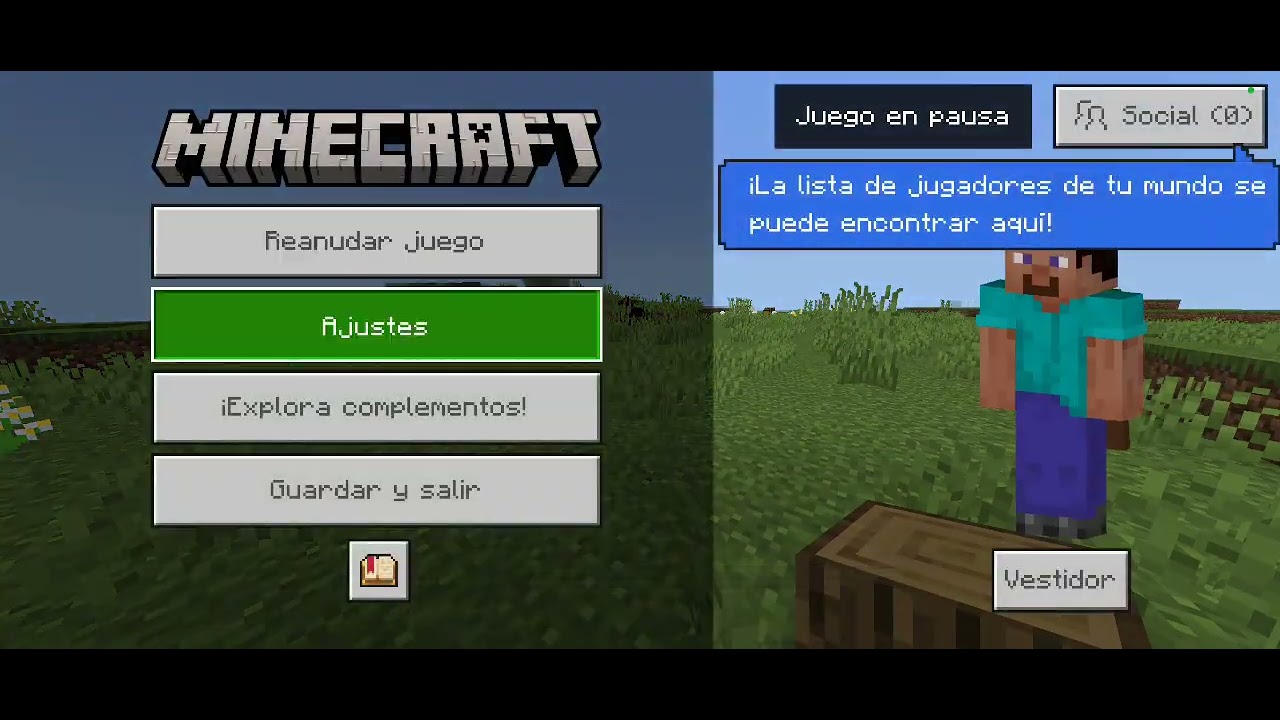 Volviendo a Minecraft