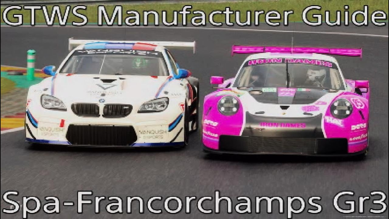 GTWS Manufacturer Ultimate Guide - Spa-Franorchamps Gr3 - Gran Turismo 7