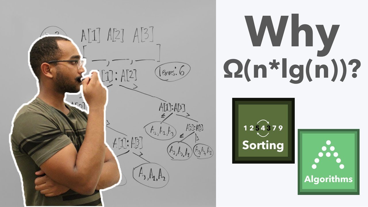 Why Comparison Based Sorting Algorithms Are &Omega;(n*lg(n))
