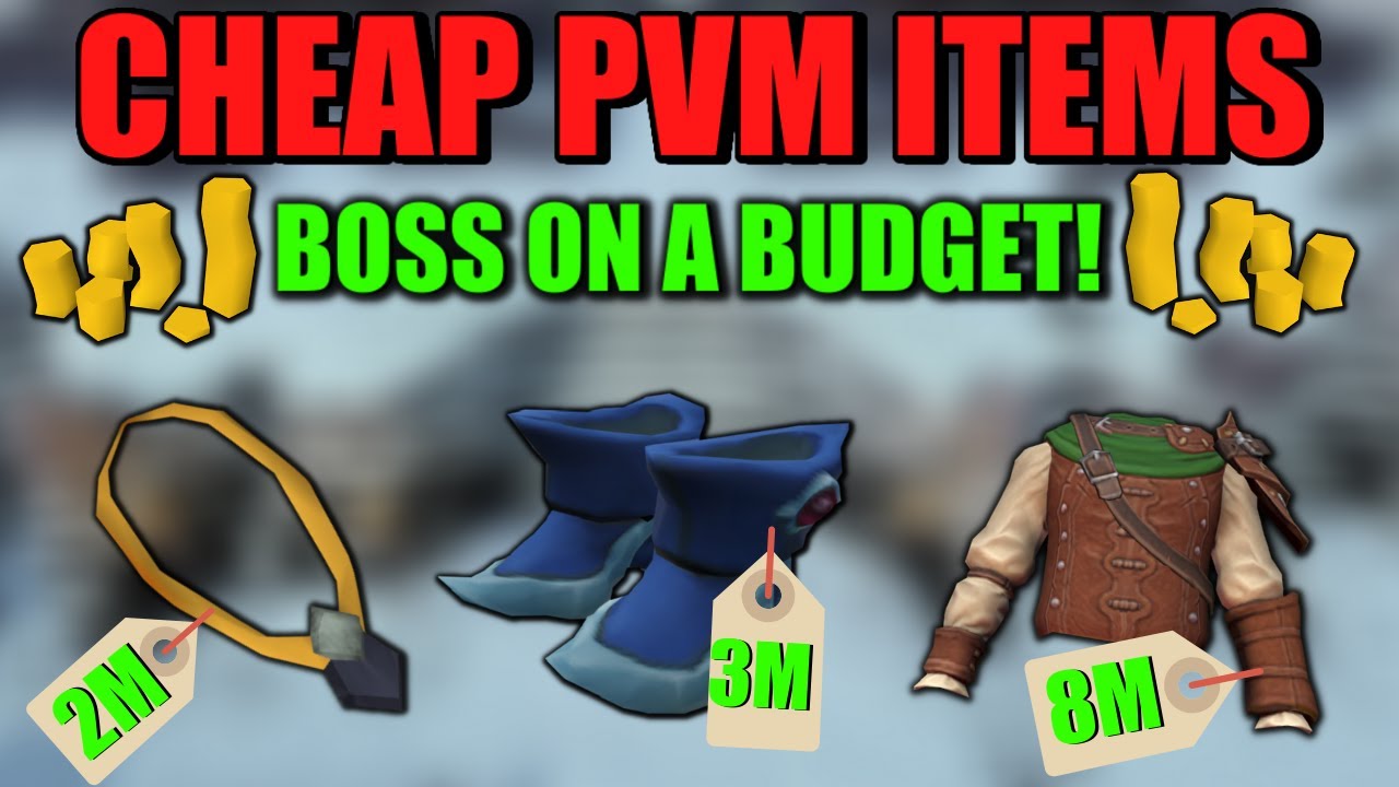 AMAZING Budget PVM Items So That ANYONE Can PVM! - Runescape 3