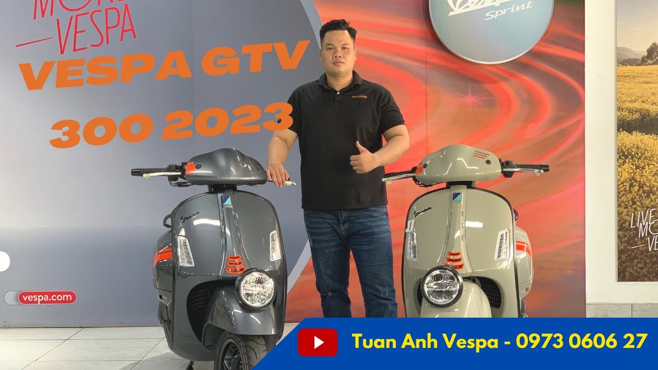 Vespa GTV 300 HPE Model 2023 - Vẻ Đẹp Của Sự Cổ Điển Kết Hợp Với Công Nghệ Hiện Đại