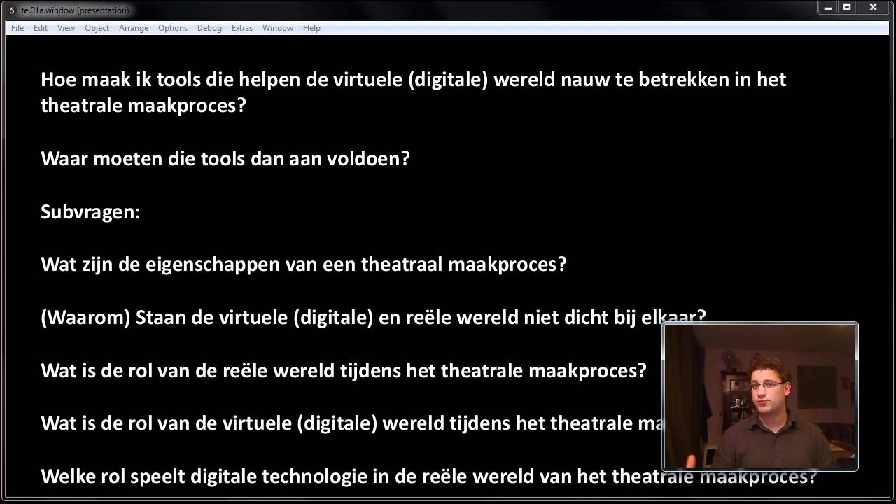 De onderzoeksvraag