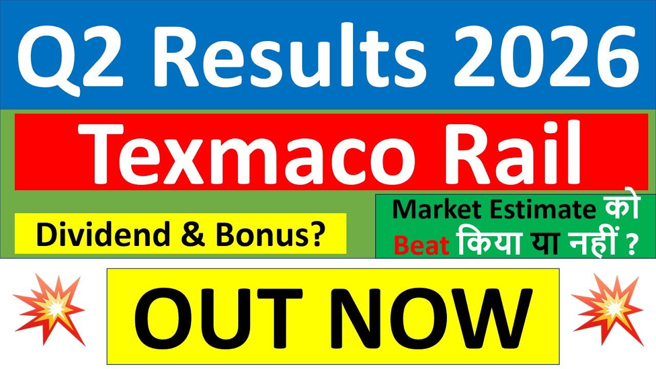 Texmaco Rail Q2 results 2026 | TEXRAIL results today | Texmaco Rail Share News | Texmaco Rail Share