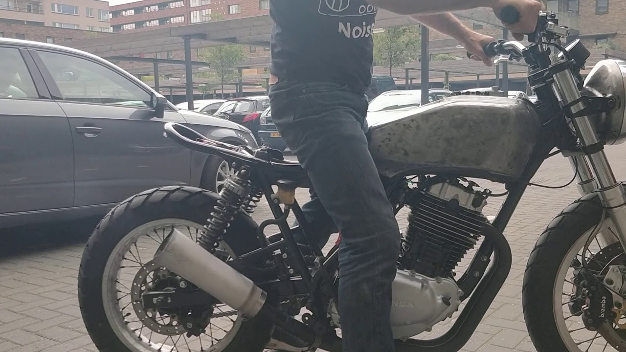 Honda FT500 Bratstyle project kickstart first start