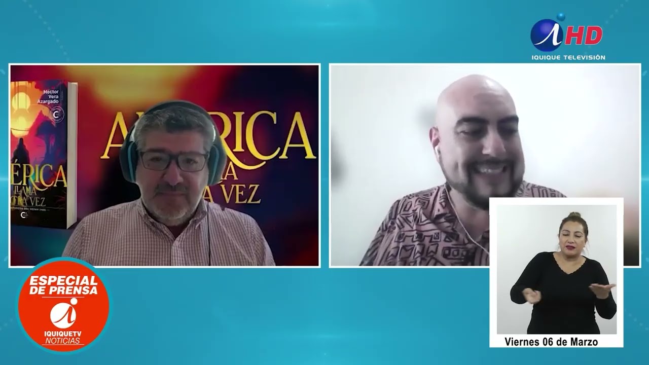 Escritor Iquiqueño lanza novela de ciencia ficción “América Llama Otra Vez” (07.03.2026)