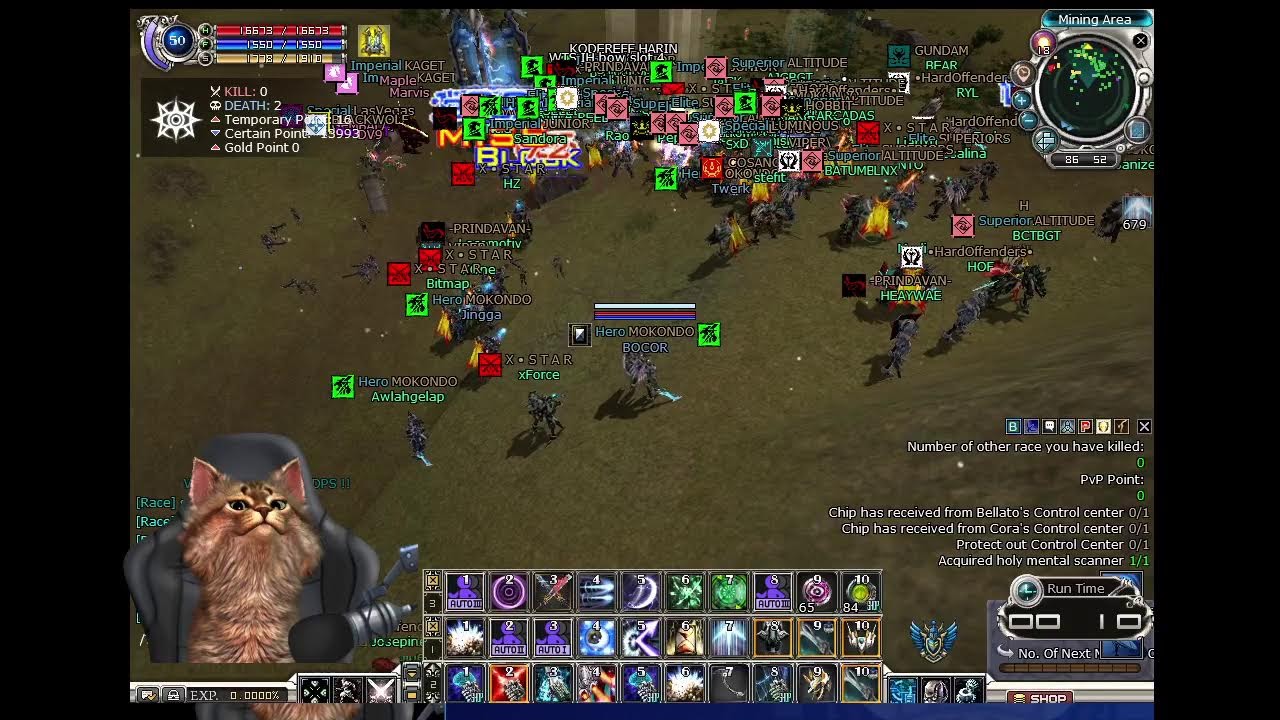 RF THRONE farming ore