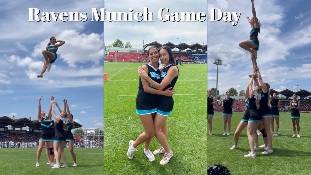 Ravens Munich Game Day Vlog - Cheerleading