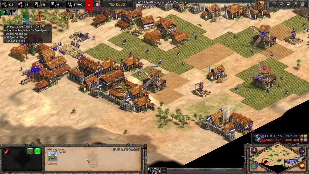AOE2 tiến đến top 100 thế giới