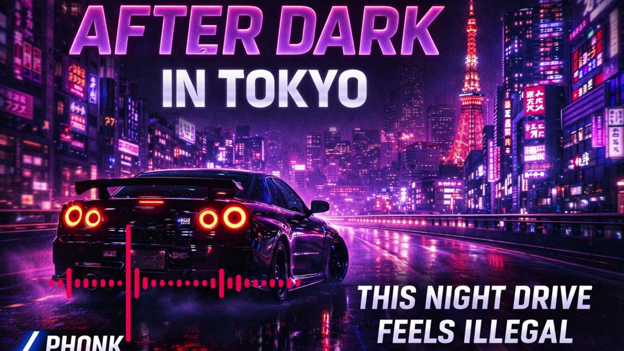 👉 After Dark in Tokyo 🌙 Illegal Night Drive Phonk