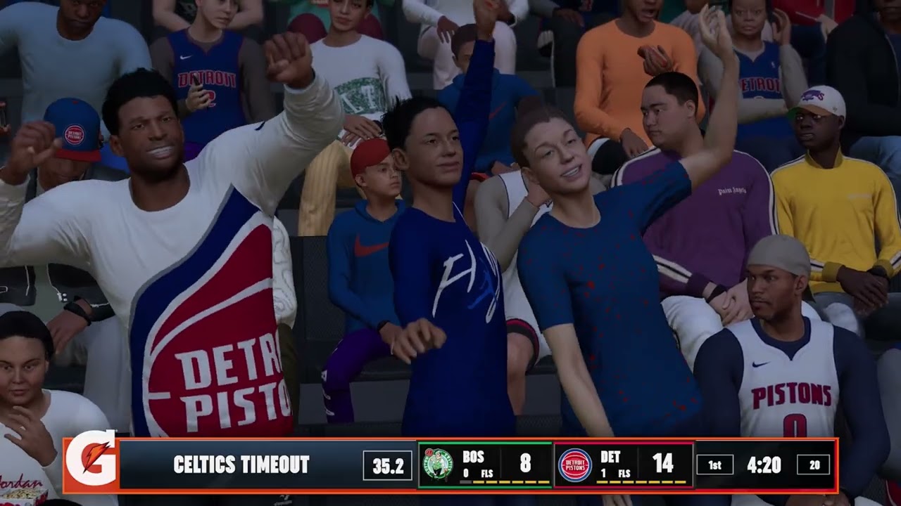 NBA 2K26 Gameplay: Boston Celtics vs Detroit Pistons - (Xbox Series X) [4K60FPS]