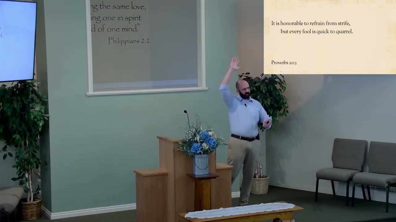 PCOC Sermon: Navigating Conflict Wisely - Proverbs - January 25th 2026