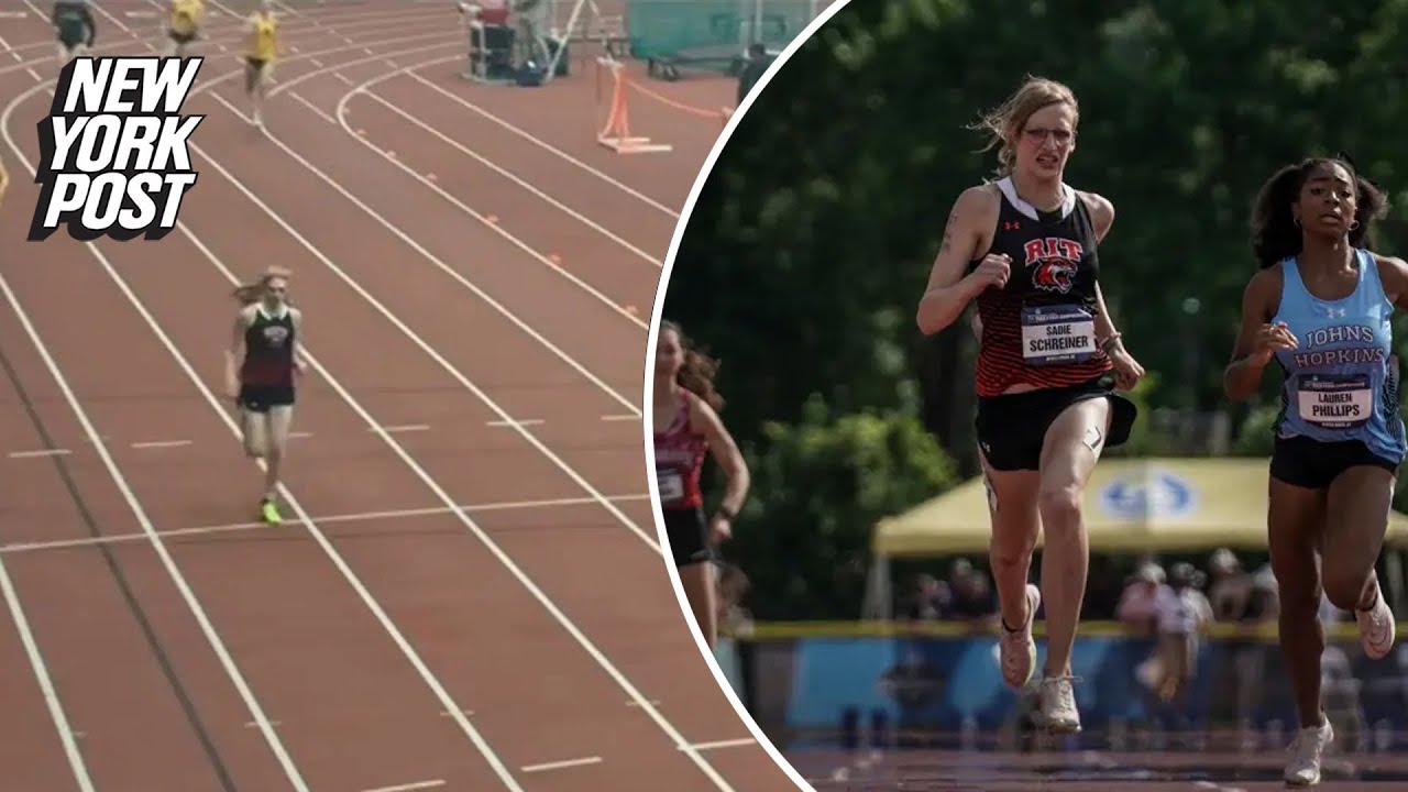 Trans runner accused of bragging about easily winning girls&rsquo; race in faulty shoes