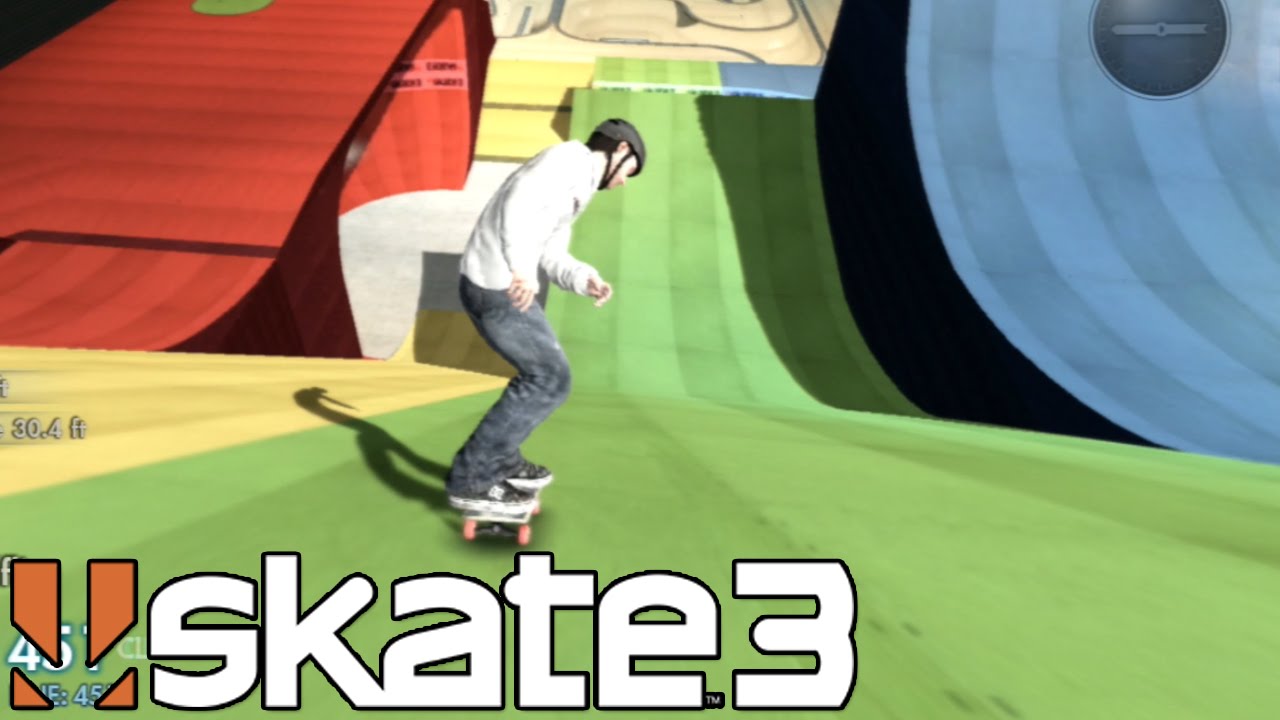 Skate 3 - Meio Looping e Salto Entre Mega Rampas! (Skate Share Pack) - Parte #126