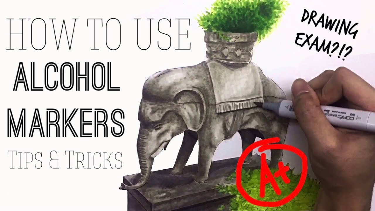How to Render Using Alcohol Markers | QUICK TUTORIAL | Art by Anthony