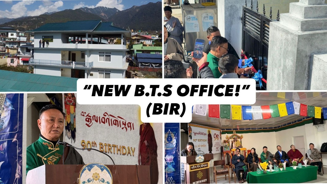 Inside BTS’s BRAND NEW Office! 😱💜 | Opening Day Vlog || Tibetan Vlogger || Bir Tibetan Society B.T.S