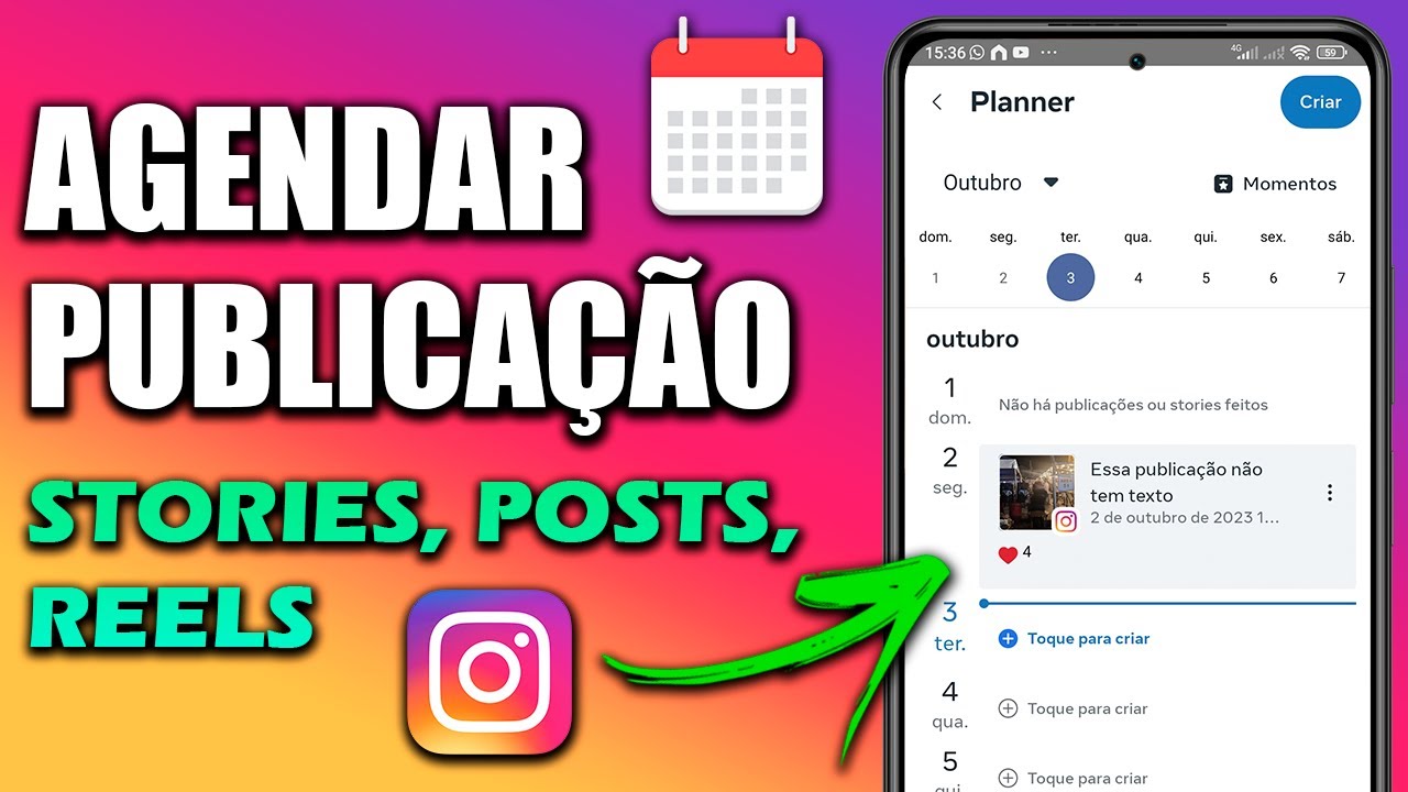COMO PROGRAMAR POSTAGENS NO INSTAGRAM (STORIES, REELS E POSTS)