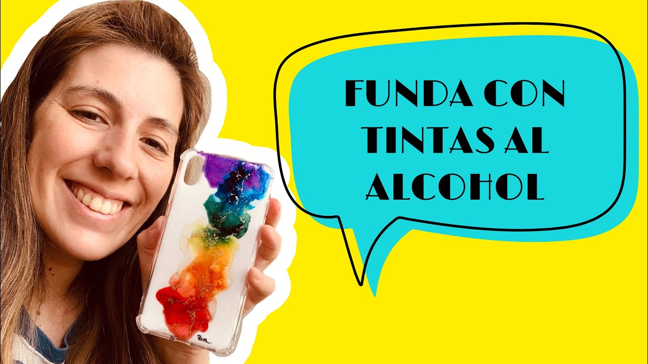 DIY COMO PINTAR FUNDA CON TINTAS AL ALCOHOL