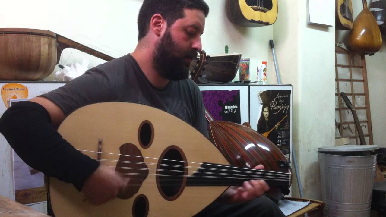bashir style oud tuned arabic played by Kyriakos Tapakis made by D.Rapakousios