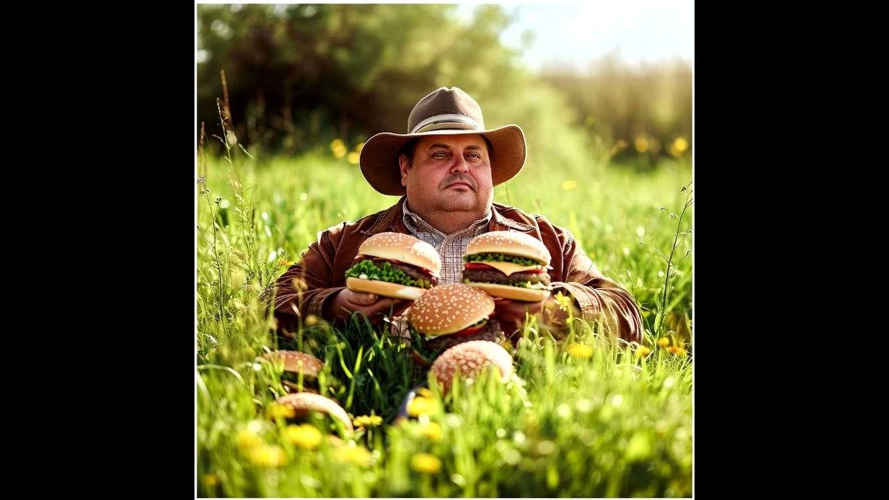 The Hamburger Harvest - Original AI Funny Composition