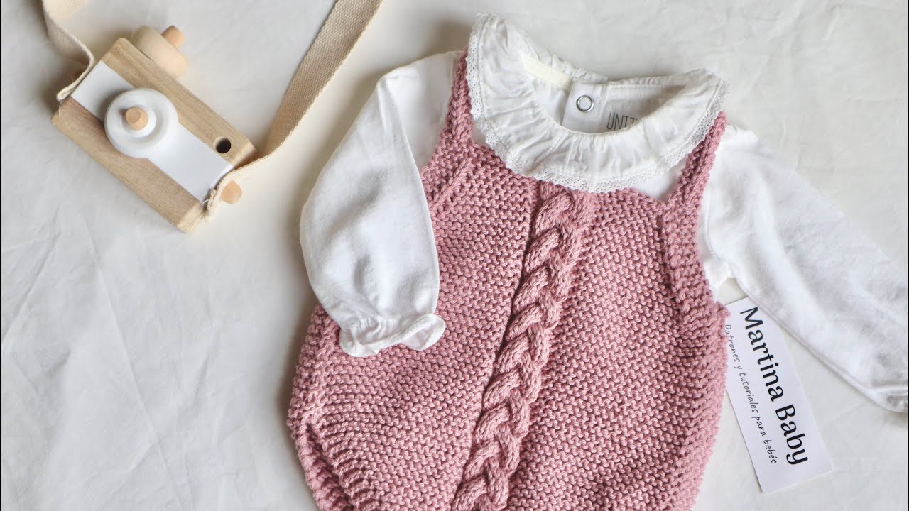 RANITA DE PUNTO PARA BEBÉ A DOS AGUJAS | RANITA DE ALGODON | RANITA SOFÍA, TALLA 1 A 3 MESES