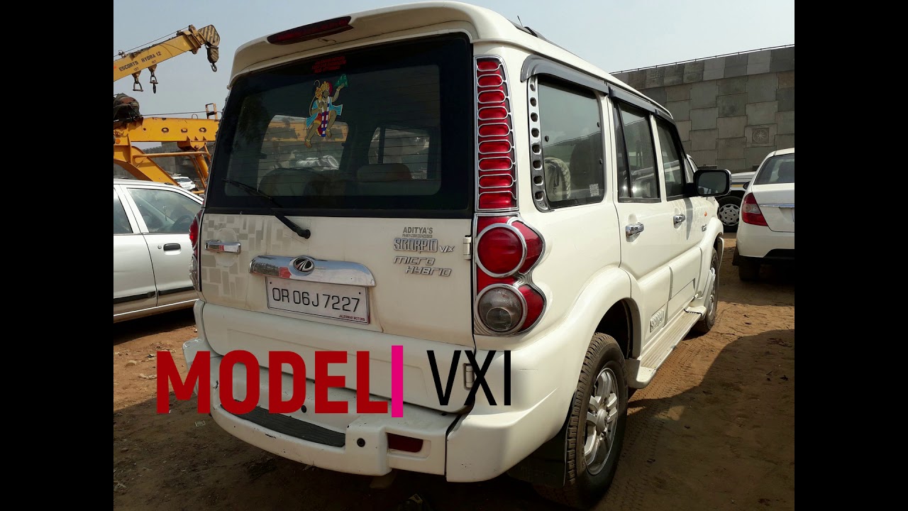 2nd hand car for sale at Bhubaneswar  Used Scorpio for sale in Bhubaneswar - used cars for sale