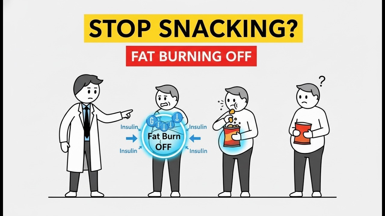 Why Snacking Stops Your Body From Burning Fat (Insulin Explained)