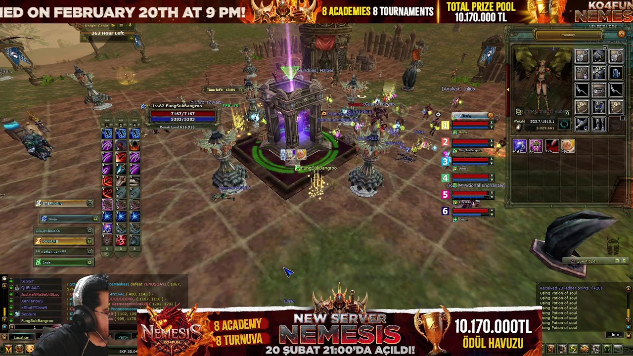 KO4FUN LIVE STREAM | MOB CR /PK - FARM |NAMESIS BETA# #ko4fun #gameplay