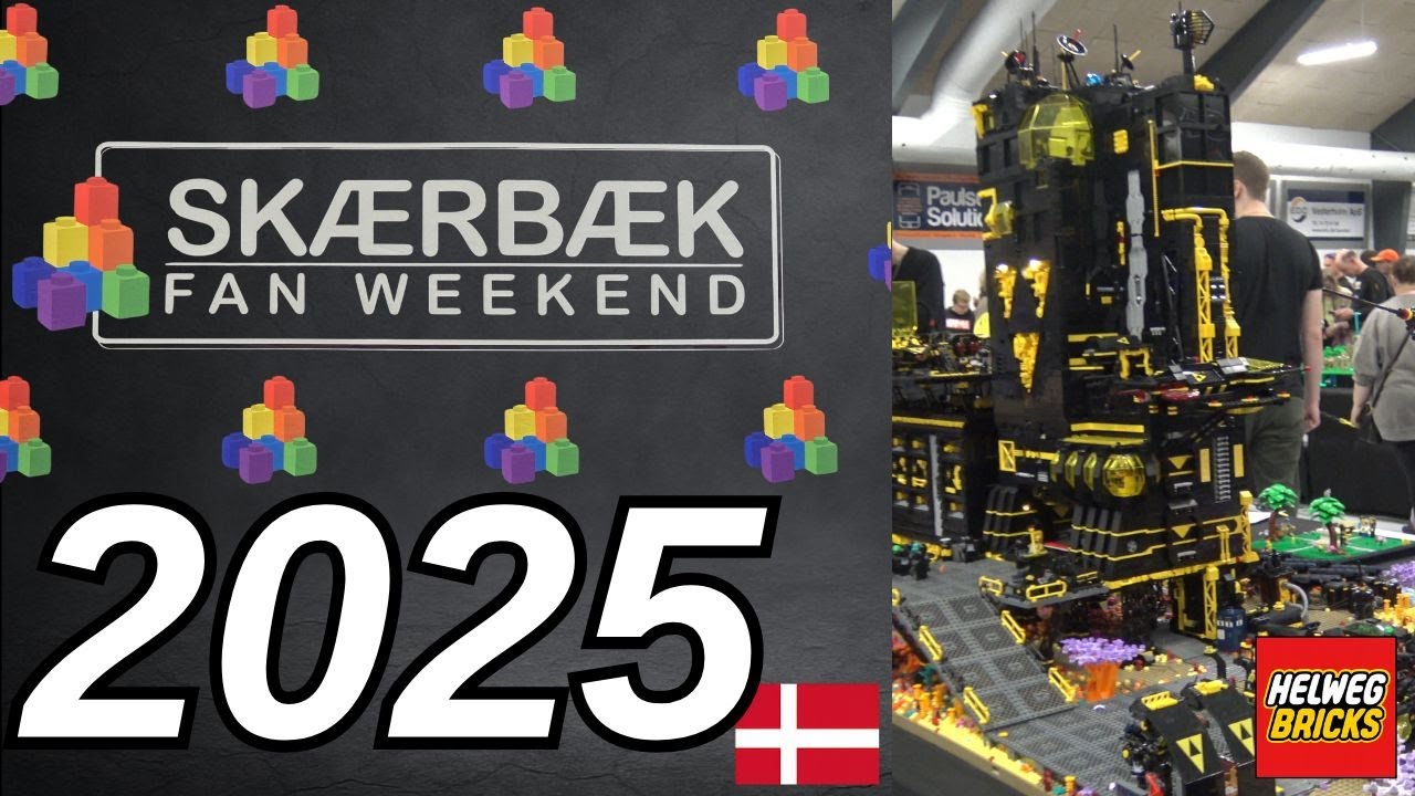 LEGO: Skærbæk 2025 — выходные фанатов | Потрясающие диорамы и творения – Часть 1