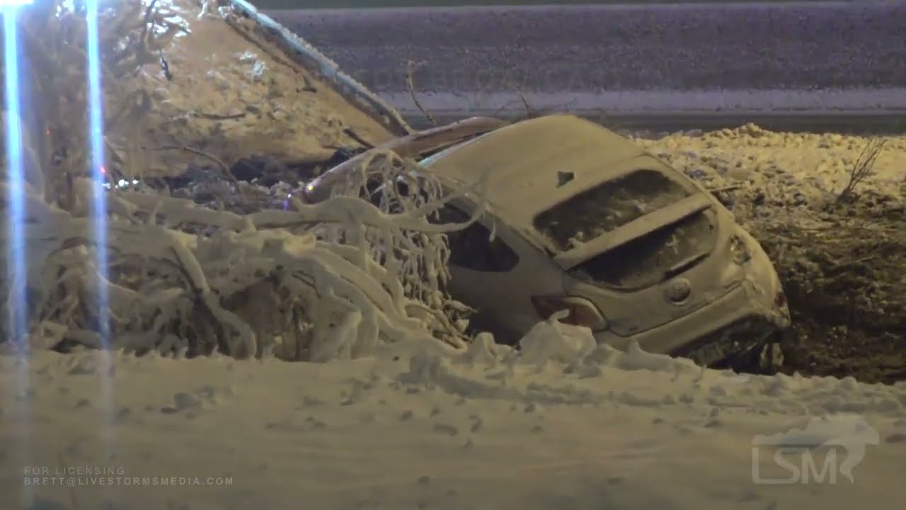 04-15-2021 Thornton, Colorado Winter Storm-Flipped Vehicle-Semis Stuck on i70-Chainups