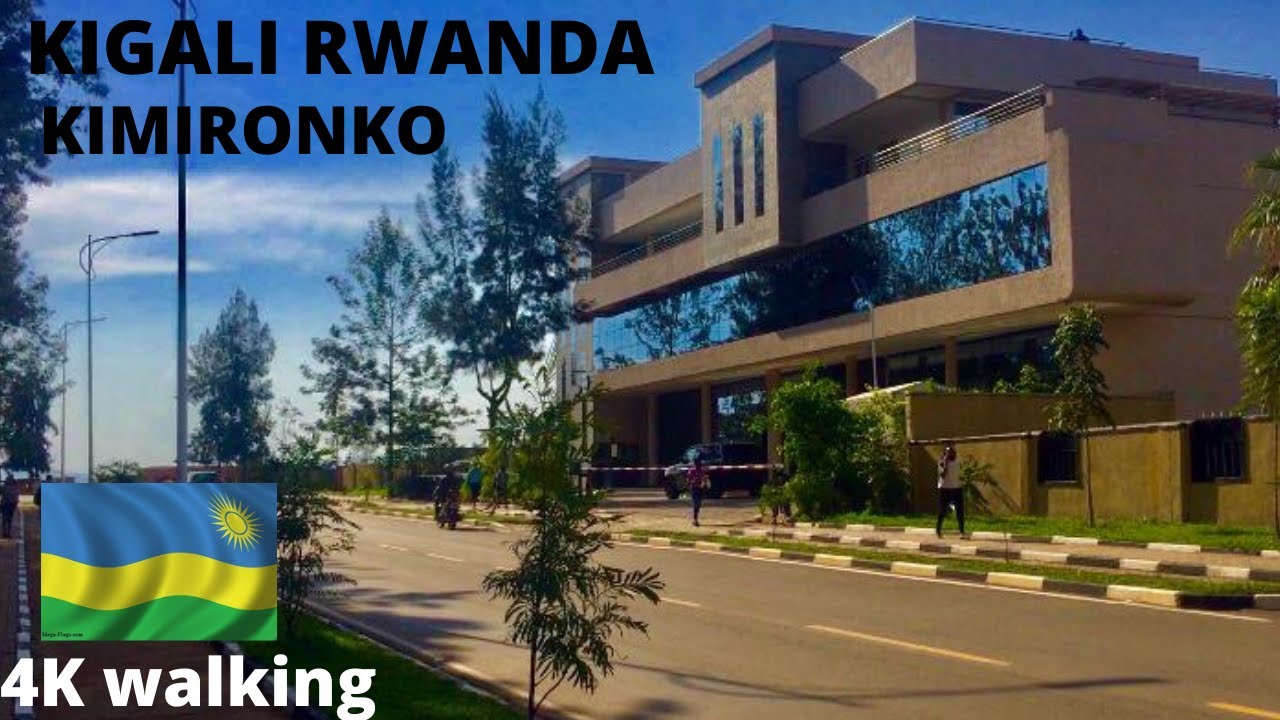 4K WALKING KIGALI RWANDA (KIMIRONKO ) Coming from AUCA University MASORO Campus