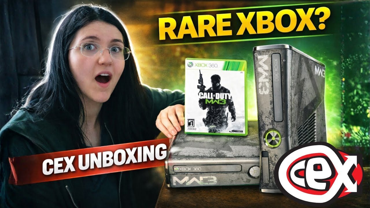 I Bought The MW3 Xbox 360 Slim From CEX!!! Unboxing