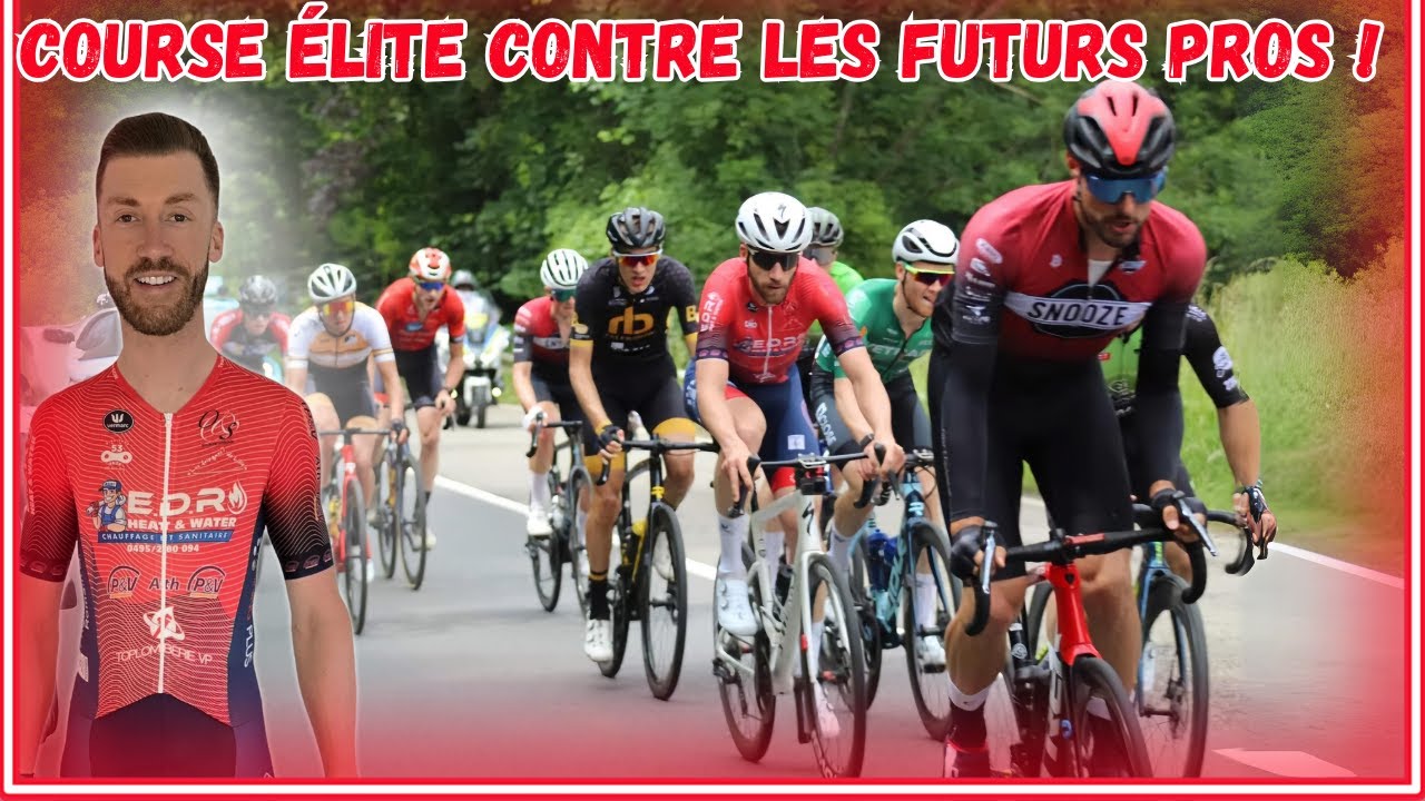 Début en Élite à Amay : Course contre des Futurs Cyclistes Pros !