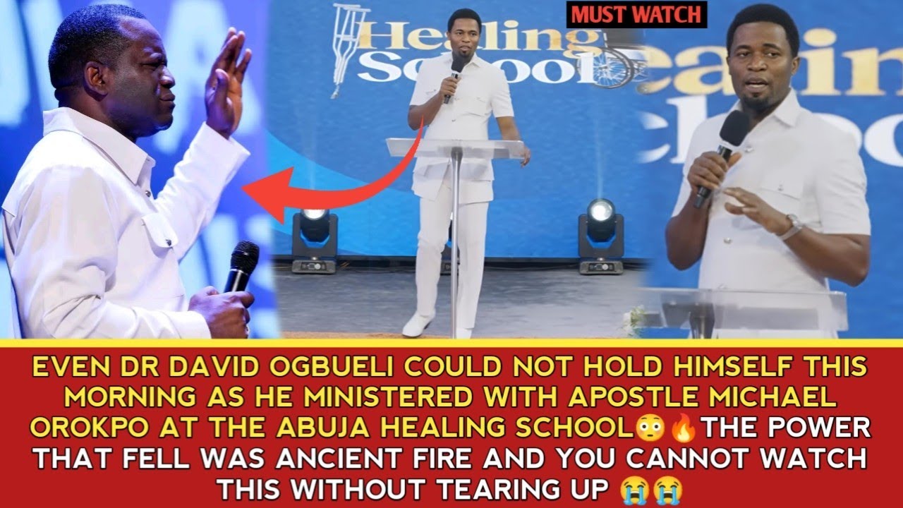 DR DAVID OGBUELI COULD NOT HOLD HIMSELF AS HE MINISTERED WITH APST MIKE AT THE ABUJA HEALING SCHOOL🔥