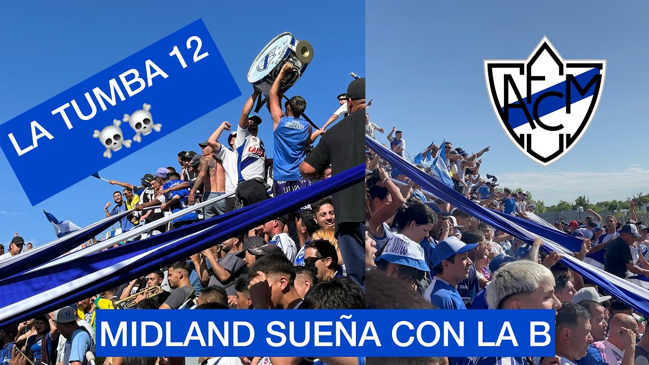 ASÍ SE VIVE UN PARTIDO CON LA TUMBA 12 ☠️/ la BANDA de MIDLAND