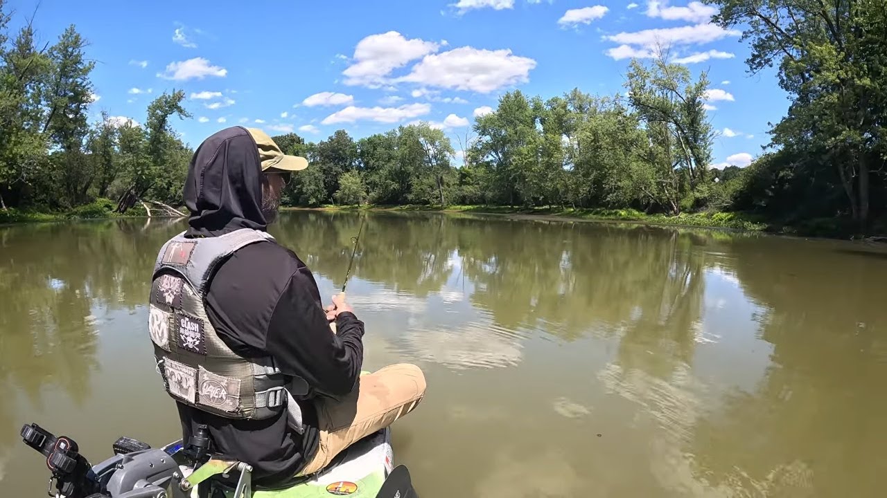 River Fishing in 100 Degree temps