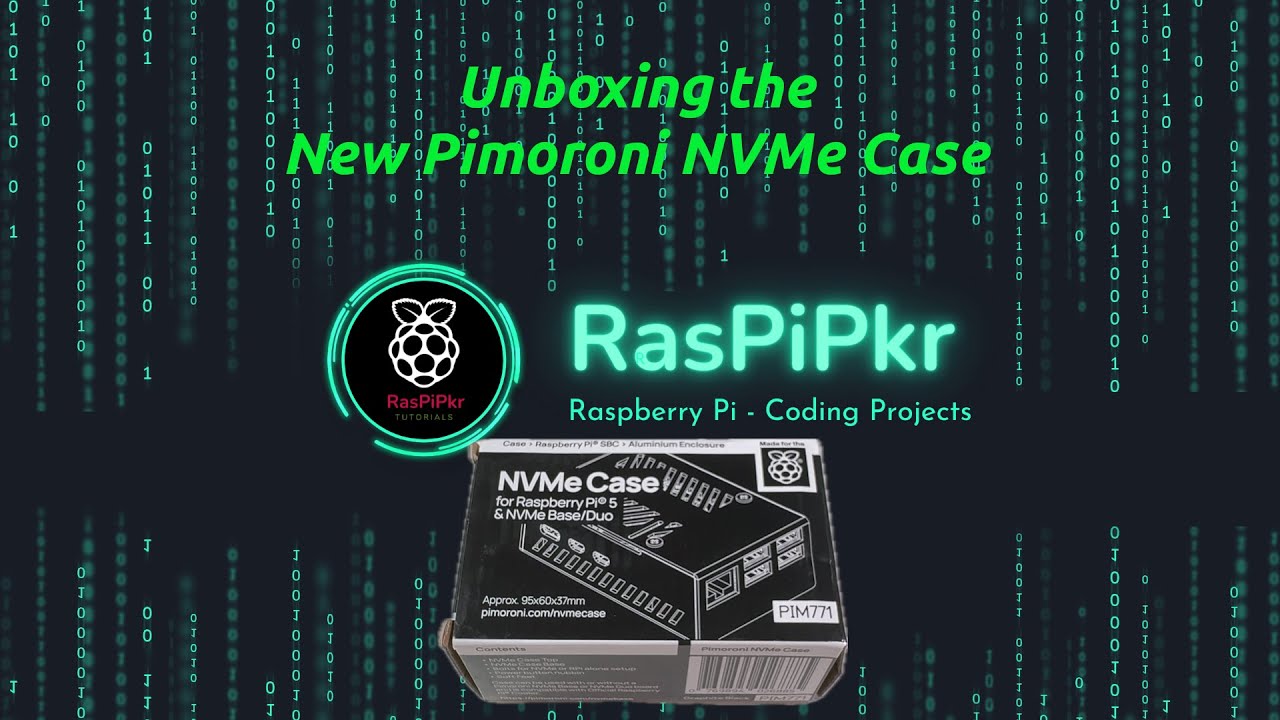 Unboxing the new Pimoroni NVMe Case and installing my Raspberry Pi 5 and NVMe Base.