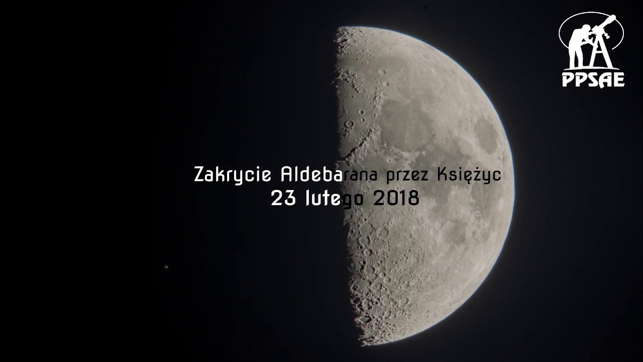 Zakrycie Aldebarana przez Księżyc