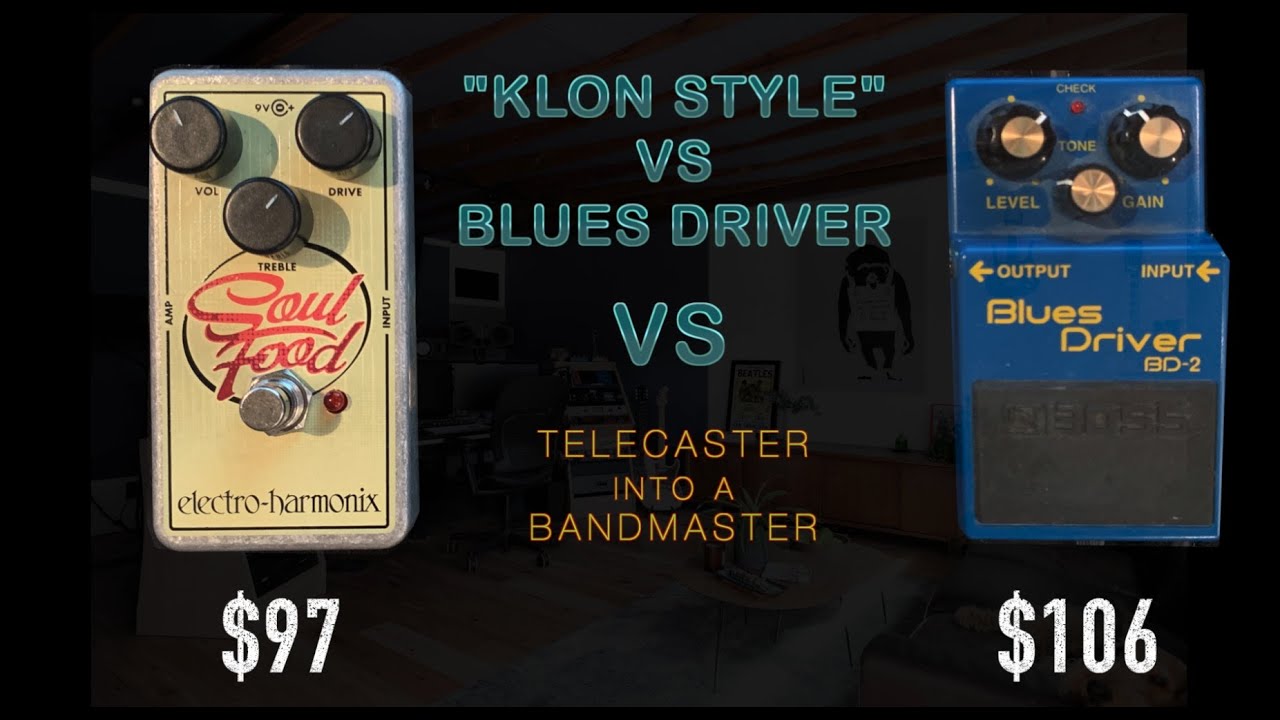 OVERDRIVE SHOOTOUT  - CROSSOVER CIRCUITS #01 EHX SOUL FOOD VS BOSS BD-2