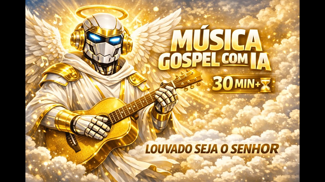 🙏 MÚSICA GOSPEL COM IA QUE TOCA A ALMA | LOUVADO SEJA O SENHOR (30 MIN+) ✨