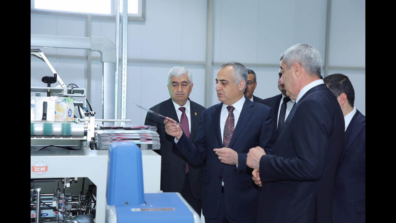Naxçıvanda kağız məhsulları istehsalı sahəsi fəaliyyətə başlayıb