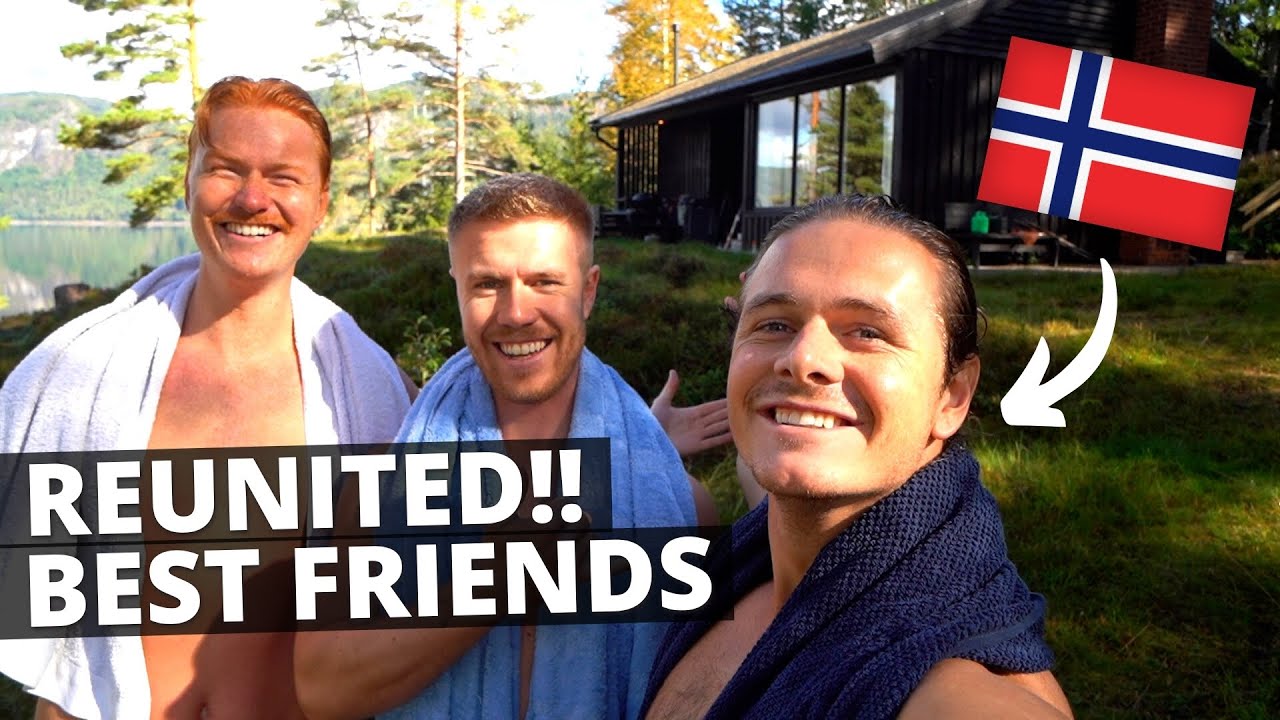 SURPRISED by BEST FRIENDS in NORWAY!