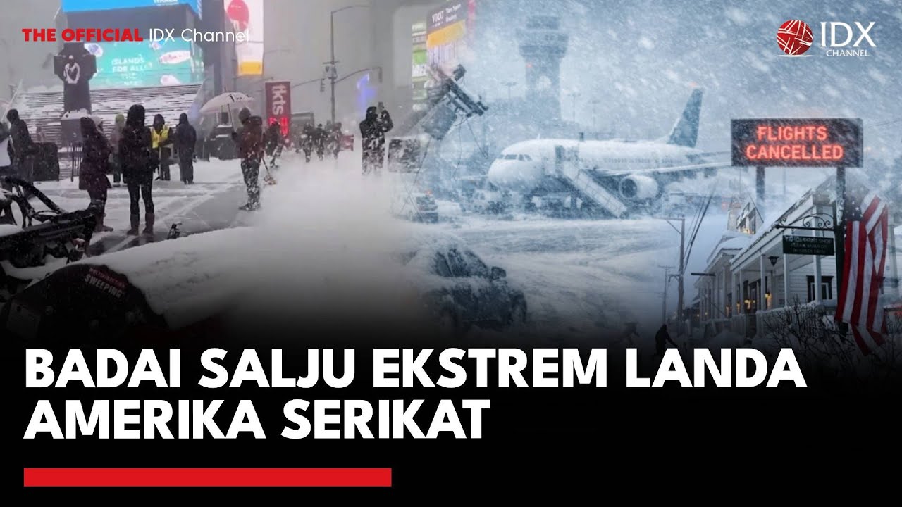 Badai Salju Ekstrem Landa Amerika Serikat | IDXC UPDATE
