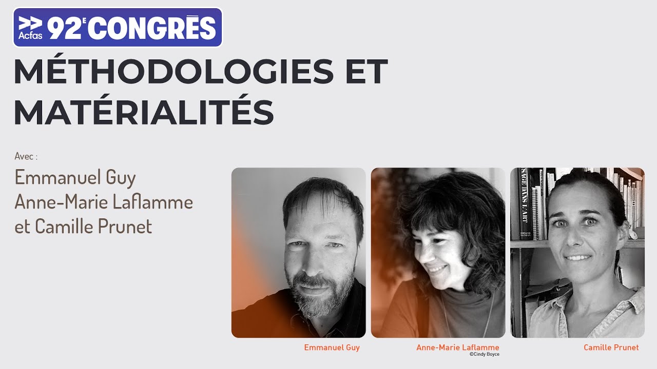 Acfas 2025 ┃Méthodologies et matérialités