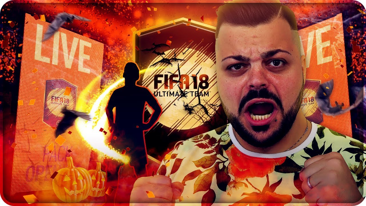 SCREAM HALLOWEEN PACK OPENING FIFA 18 !!! LIVE 🔴