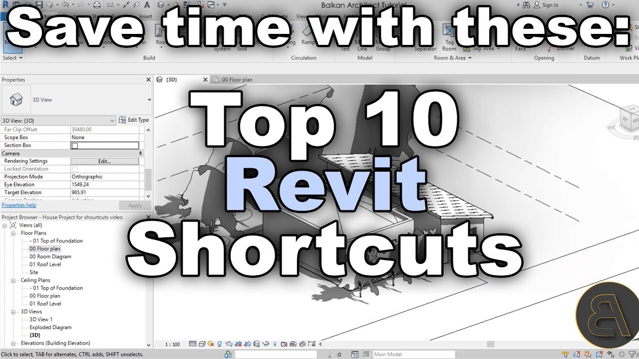 Top 10 Revit Shortcuts Tutorial